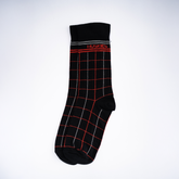 Checkerboard - Black / Red and Ash